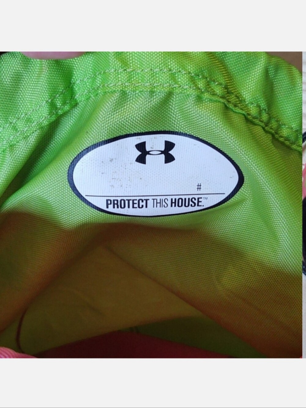 Under Armour Neon Reversible Drawstring Backpack - Picture 8 of 11